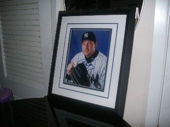 Rocket-autographed photo.  The greatest pitcher of my generation.

