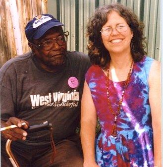 With WV bluesman Nat Reese, another act in the 2003  acoustic blues fest at Herndon VA
