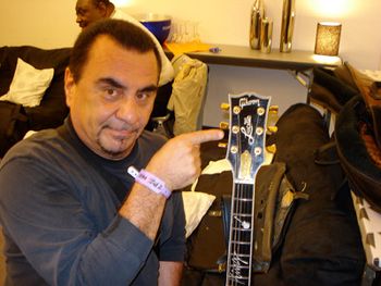With BB King's Lucille at Montreux Jazz Festival
