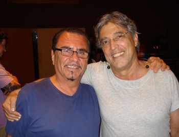 Michael O'Neill with Ivan Lins Rock in Rio 2013
