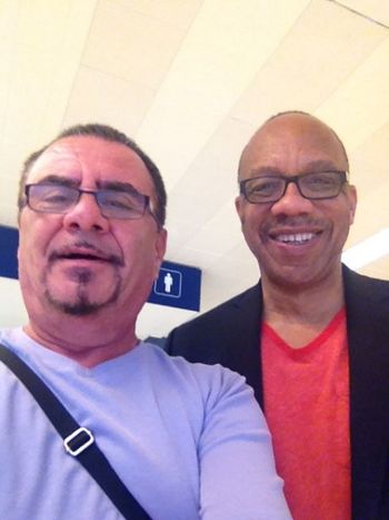 Michael O'Neill with Pulitzer Prize winning journalist Eugene Robinson 2013
