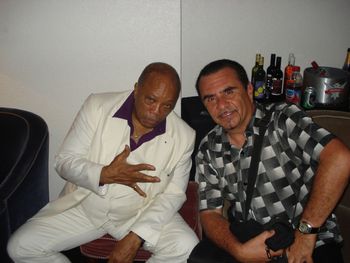 Michael O'Neill with Quincy Jones
