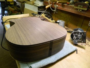 Routing for ebony binding
