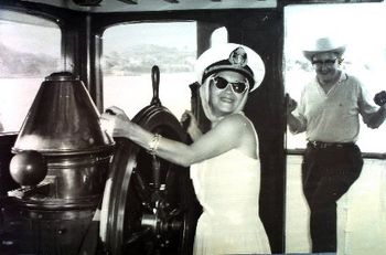 Captain Mariela of the Sea and first mate Hardy
