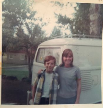 My mom was in a movie called The Way West. Here I am with Sally Field on location in Oregon...
