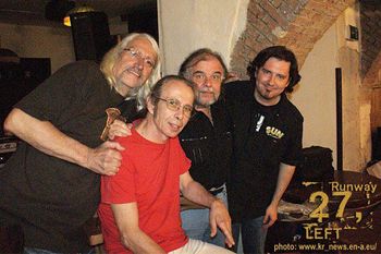 Erich, Ossi, Romanus & Tony @ Billard Cafe - 15 June 2012, Maria Enzersdorf/Austria - © 2012 courtesy of Romanus Kr
