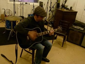 Tony recording @ Sun Studio - Memphis, Tennessee (United States of America) - Photo: © 2013 by Erich Brandl, courtesy of Sun Studio Entertainment Corp.
