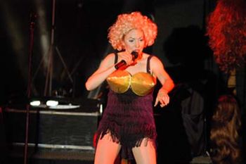 "One Voice" live show image - Bethany as the material girl, Madonna

