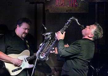 Deric and Kevin Barry at Scullers taken by Cliff Broverman
