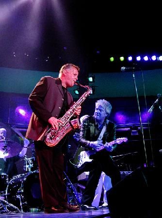 On Stage at Mohegan Sun taken by Cliff Broverman
