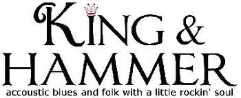Logo for "King and Hammer" 2 man accoustic show
