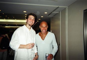Backstage with Joshua Redman at the Tokyo Jazz Fest

