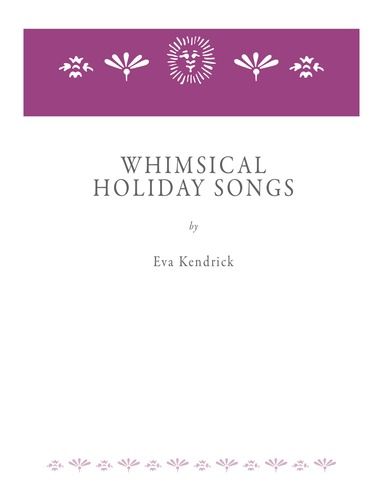 Whimsical Holiday Songs (children's chorus, xylophone, recorder, piano)