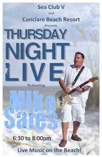 Mike Sales Sings on the #1 Beach!