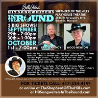 BILLY YATES' HIT SONGWRITERS IN THE ROUND with RAFE VAN HOY & WOOD NEWTON