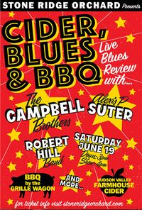 LIVE BLUES REVIEW with Robert Hill Band, Campbell Brothers and Alexis P. Suter at Stone Ridge Orchard!