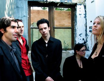 Ashton Nyte and The Accused promo shoot (2005). Photo by Olivia Morgado.
