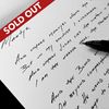 Handwritten Lyrics - Signed + Dedicated (Limited to 30)