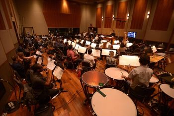 2016 BMI Conducting Workshop (taught by Lucas Richman) with 32 Piece Orchestra at LA's The Bridge Scoring Stage (photo by Annamaria DiSanto)
