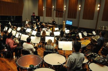 2016 BMI Conducting Workshop (taught by Lucas Richman) with 32 Piece Orchestra at LA's The Bridge Scoring Stage (photo by Annamaria DiSanto)
