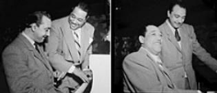 Django and Duke Ellington in New York - 1946
