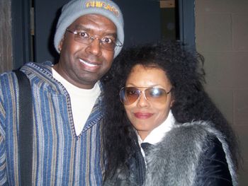 with N'Dea Davenport of the Brand New Heavies at The Shrine
