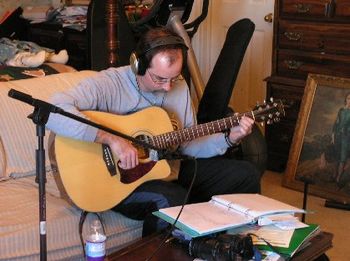 Ray Miller, recording "Alleluia", 01/08
