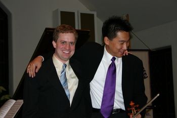 with my good friend, and former rival
