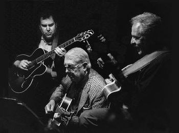 jf, Bob Bain & John Pisano. photo by Bob Barry.
