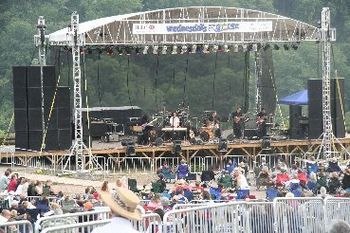 At the Artpark Amphitheater in July
