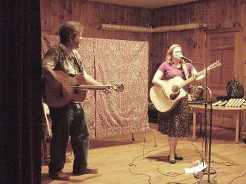 7/17/10 "JOY TO THE WORLD" At Cafe Z with friend and music supporter, Tom Picard (Photo by Mike Del Vecchio)
