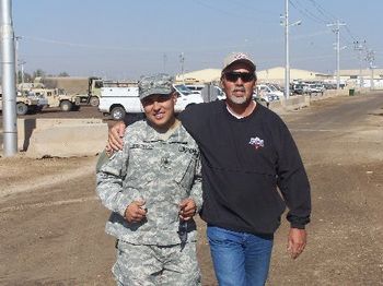 Brandon & I (Camp Taji)
