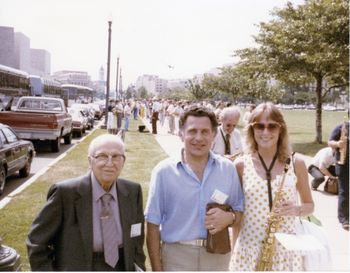 Cecil Leeson, Jean-Marie Londeix, Audrey Cupples 1985, World Sax Congress, Washington DC
