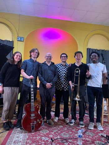 Hannah Mayer, Charlie Reichert Powell, Lorin Benedict, Aidan B. Taylor, Jett Lim, and Koleby Royston at An Die Musik in Baltimore, MD on 4/14/23.
