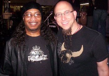 Felix with "Grammy Award Winning Saxman/Composer"-Jeff Coffin
