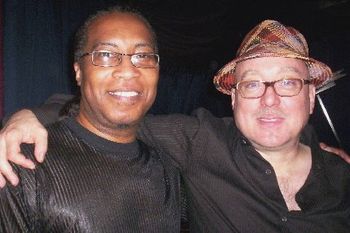 Felix with "Grammy Award Winning Superstar Jazz Trumpeter/Composer"- Brian Lynch
