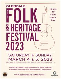 33rd ANNUAL GLENDALE FOLK & HERITAGE FESTIVAL - 2023