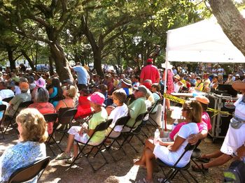 Great crowd, perfect Ocracoke weather
