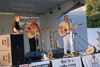 Here we are at Blandwood Mansion (on the city Bandwagon), playing for Music for a Sunday Evening in the Park on Aug. 3, 2008.
