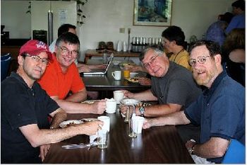 (from left) Tom Kimmel, Mike P., Greg Trafidlo, Pierce Pettis, Tom  Dews
