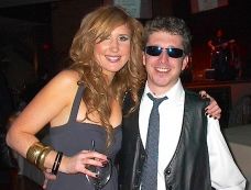 Tony with Jessi Cruickshank of MTV Live -  6 Degrees Club in Toronto - Nov 3, 2006 where the Sword & Spirit helped raise $2,500 for Special Olympics

