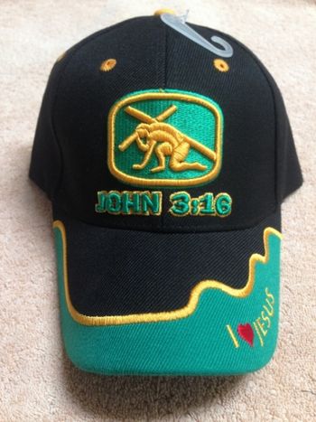 Item #0202 - John 3:16 - Black
