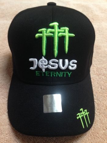 Item #0162 - Jesus Eternity (Design 1) - Black
