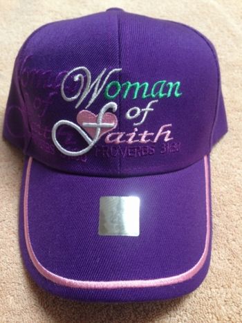 Item #0231 - Woman of Faith - Purple
