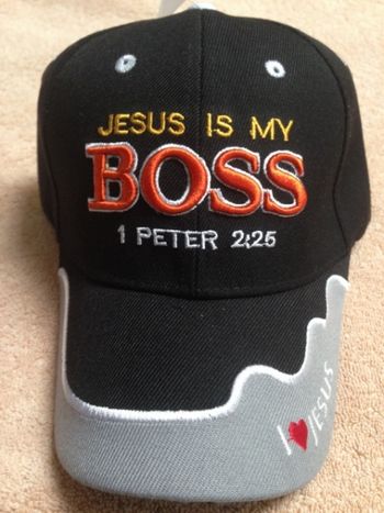 Item #0174 - Jesus is My BOSS - Black
