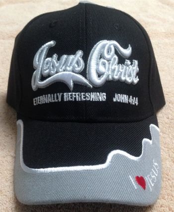 Item #0159 - Jesus Christ Eternally Refreshing - Black
