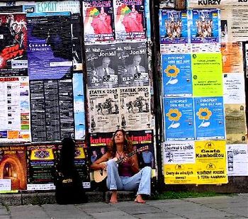 Annie playing in Czech Republic
