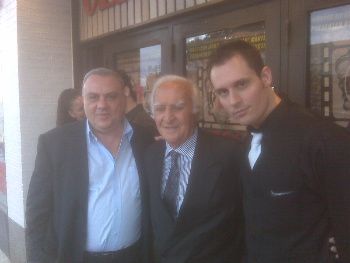 Vincent Curatola, Robert Loggia & Keith Collins at the 2010 Hoboken International Film Festival
