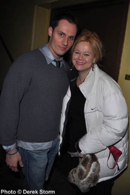 Keith Collins and Caroline Rhea at the Laurie Beechman Theatre, NYC (photo credit: Derek Storm)
