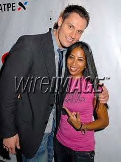 Keith Collins & Ruthie Alcaide (MTV's Real World) at the 2007 Independent Television Festival closing event in Los Angeles (photo credit -Barry King wireimage.com
